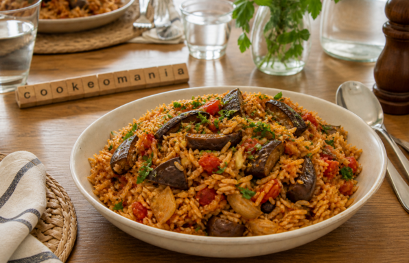Riz aux aubergines au Cookeo, le one pot végétarien fondant et parfumé