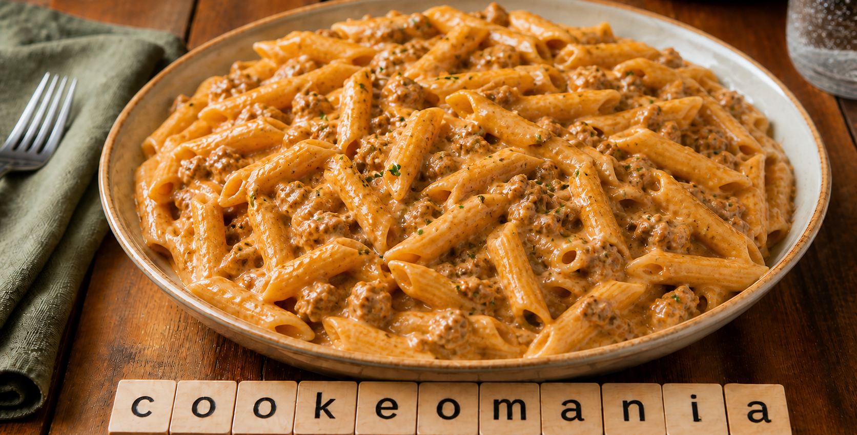 Turkish pasta au Cookeo façon Anna Paul, pâtes au bœuf et sauce yaourt