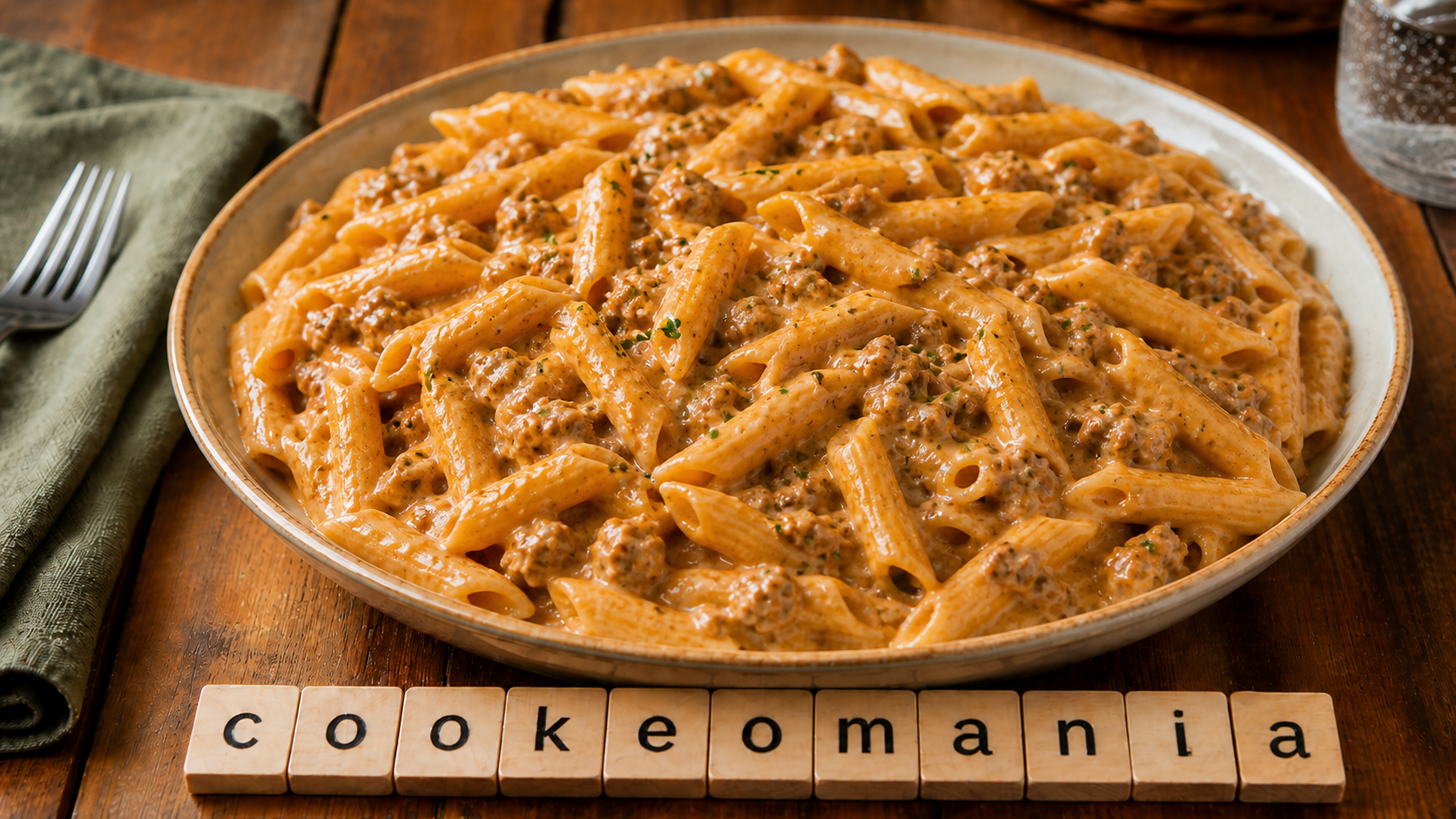 Turkish pasta au Cookeo façon Anna Paul, pâtes au bœuf et sauce yaourt