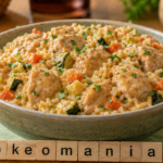 Bol de riz au poulet sauce miel moutarde au Cookeo, le repas simple qui plaît à toute la famille à l'autocuiseur Moulinex