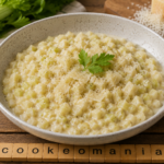 Céleri-branche crémeux façon risotto au parmesan à l'autocuiseur cookéo