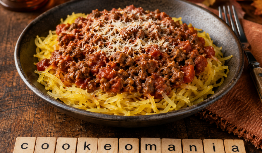 Courge spaghetti façon bolognaise