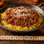 Courge spaghetti façon bolognaise au multicuiseur Moulinex