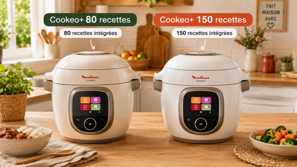 Cookeo 80 ou 150 recettes quelles différences et lequel choisir