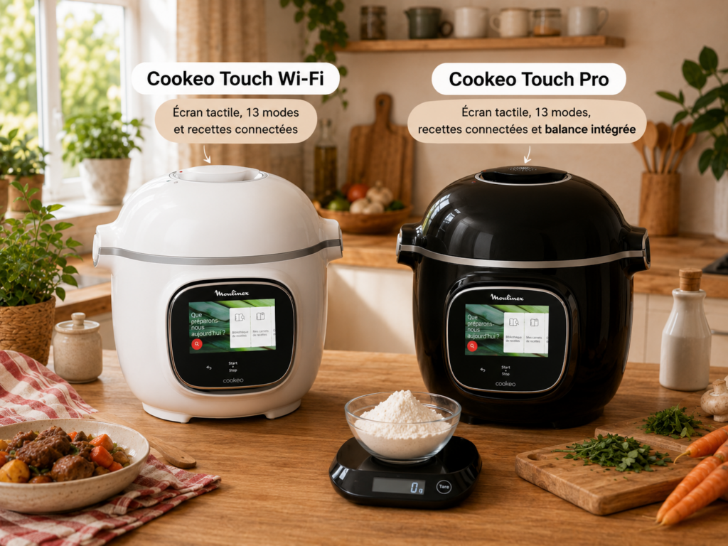 Cookeo Touch Wi-Fi ou Touch Pro lequel choisir
