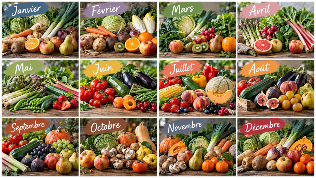 Les Fruits et légumes de saison
