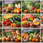 Fruits et légumes de saison : calendrier mois par mois et idées de recettes
