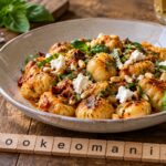 Gnocchis au chèvre frais et pesto rosso au cookéo
