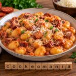 Gnocchis crémeux au chorizo au robot multi-cuiseur cookéo