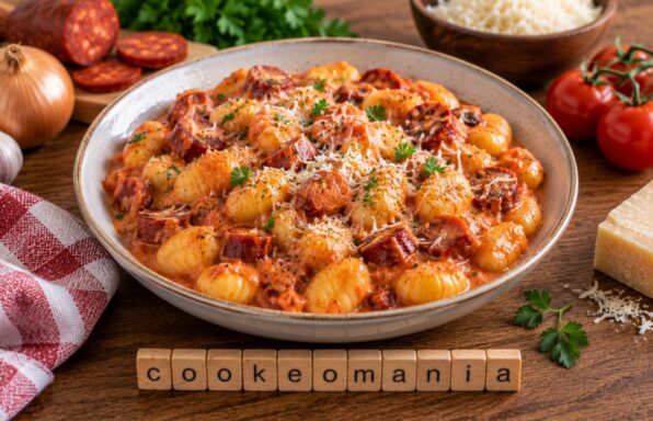 Gnocchis crémeux au chorizo