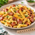 Poêlée de frites, saucisses et œufs à l'autocuiseur cookéo