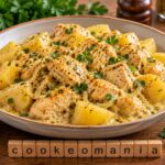 Poulet à la moutarde et au curry avec pommes de terre au cookéo