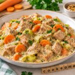 Sauté de porc crémeux à la moutarde, poireaux et carottes au multicuiseur cookéo