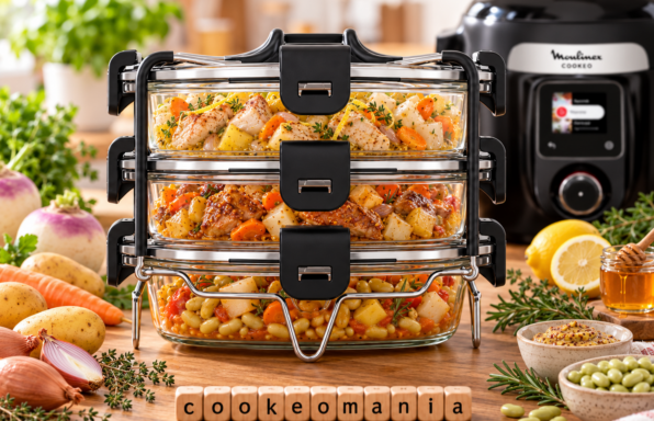 3 repas aux navets avec le Batchcooker Moulinex