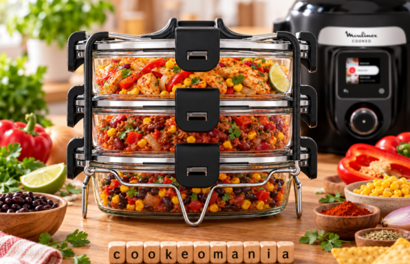 3 repas façon tex-mex avec le Batchcooker Moulinex