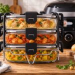Batch cooking facile : 3 repas en une cuisson avec le Batchcooker Moulinex au multicuiseur cookéo