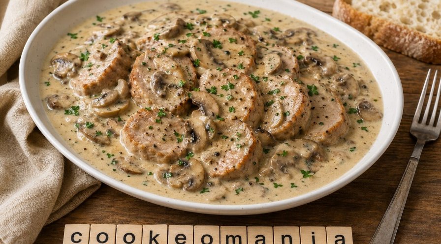 Filet mignon crémeux aux champignons et à la truffe