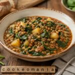 Lentilles aux épinards et pommes de terre au multicuiseur cookéo